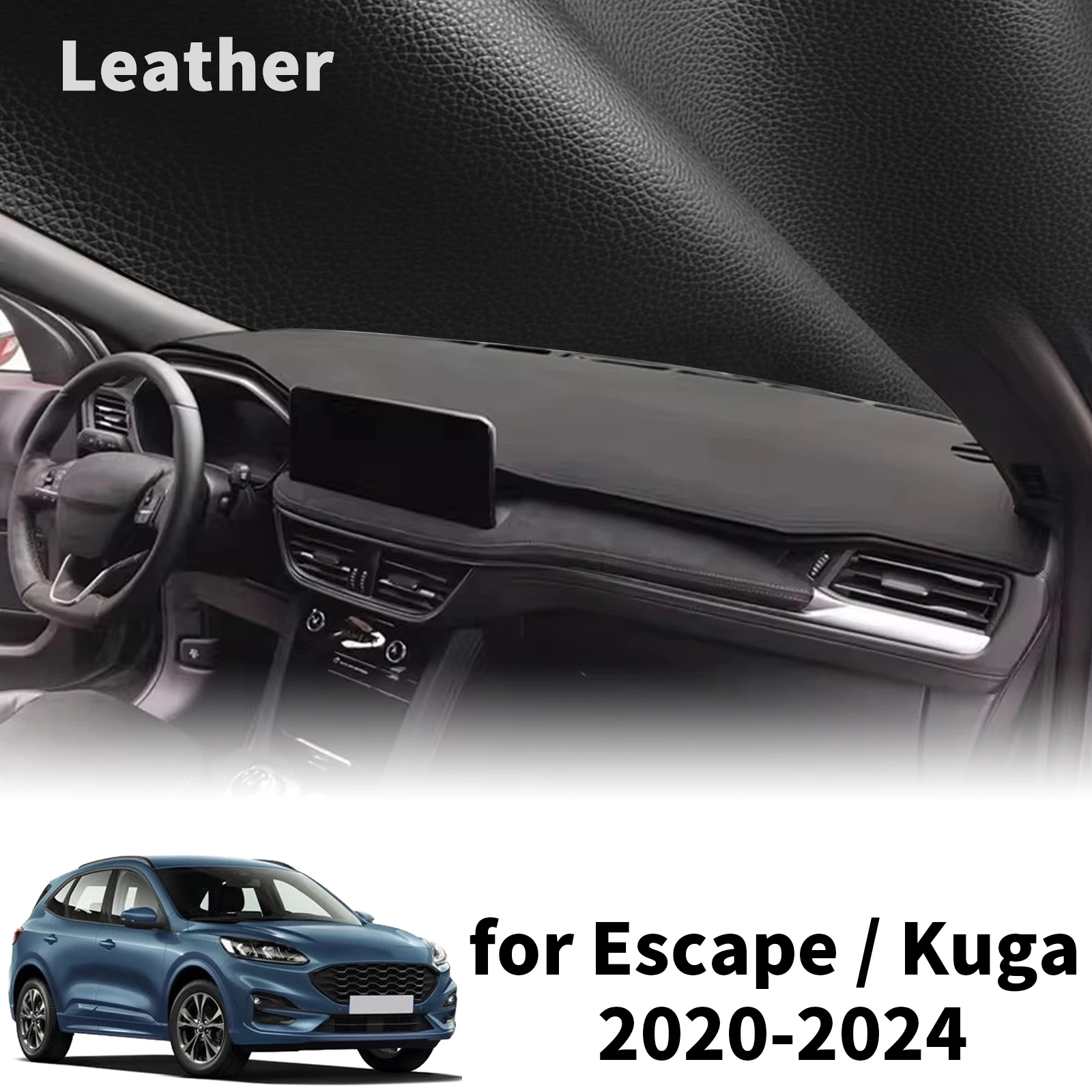 

Высококачественный чехол для приборной панели Ford Escape Kuga MK4 2020-2024, солнцезащитный коврик, защита от ультрафиолета, аксессуары для приборной панели