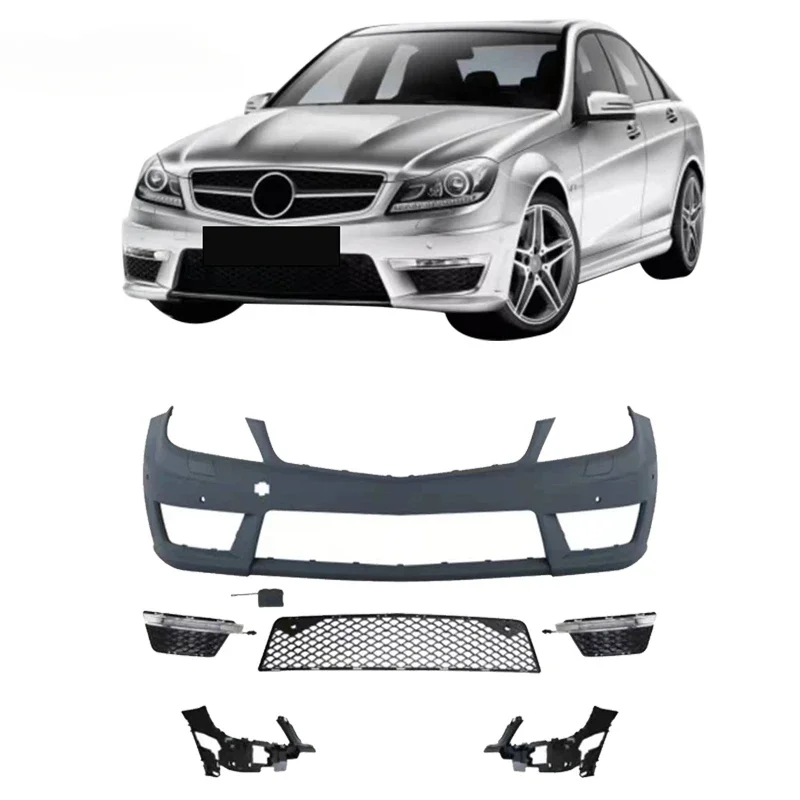 Factory Price Car Parts Accessories 2011-2014 W204 Body Kit for Mercedes Benz C63 Black Series