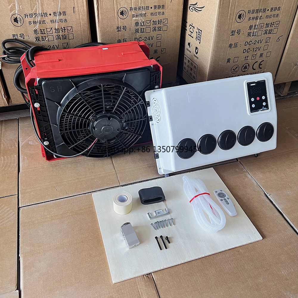 

12V/24V DC Parking Air Conditioner Wholesale Lightweight Plastic Casing Car air Conditioning for Trucks