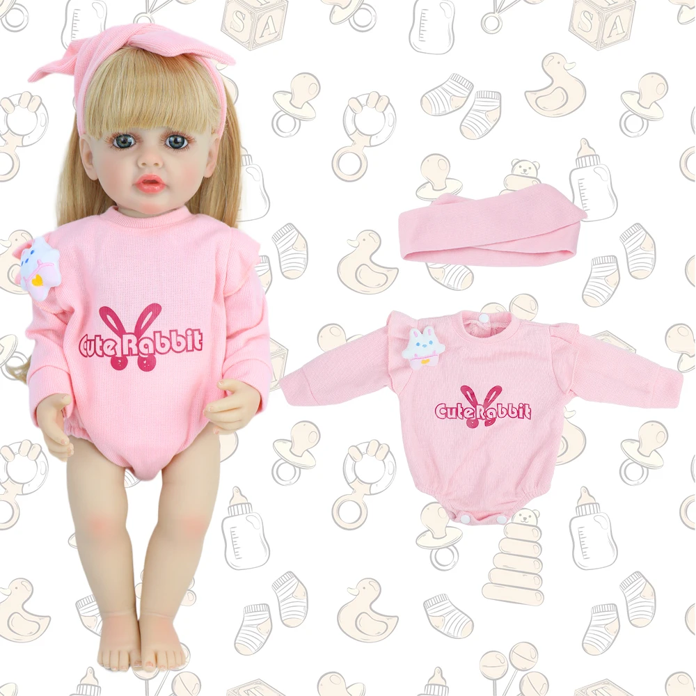 Nouveaux vêtements de poupée costumes adaptés pour 48-50CM bébé poupée 18-20 pouces Reborn bébé poupée vêtements accessoires vêtements costume pour poupée de génération