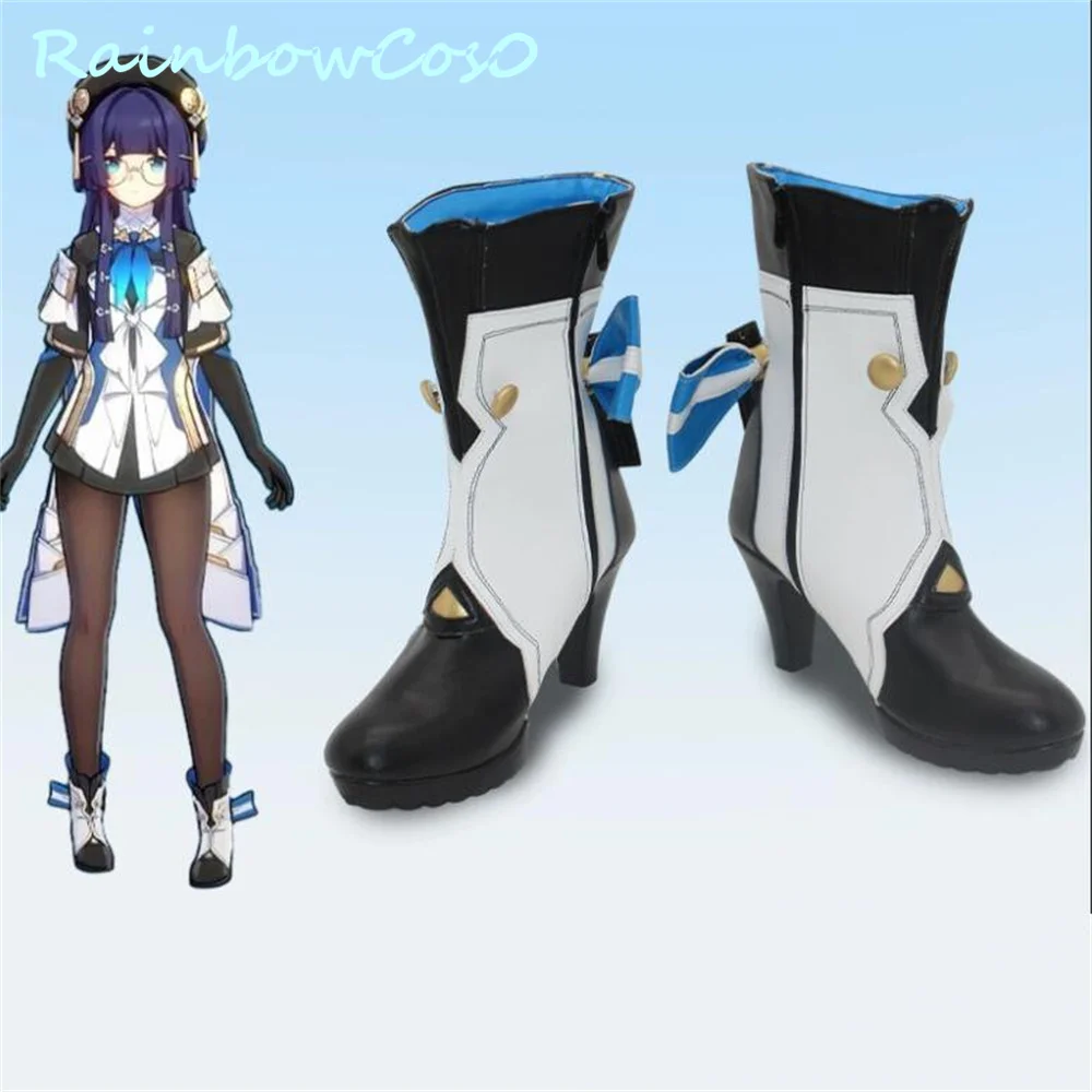 Honkai Impact Cosplay Chaussures, Bottes, Star Rail, Jeu, Anime, Halloween, Noël, Rainbow Cos0, W3695