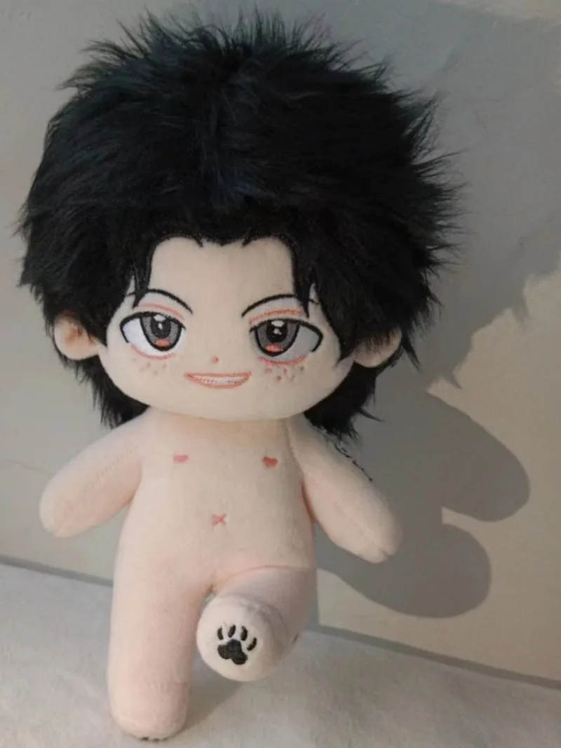 20cm Plush Human Doll Figure Baby Doll Cute Face Cotton Body Dolls No Attributes Stuffed Plushies Toys Gift No Clothes