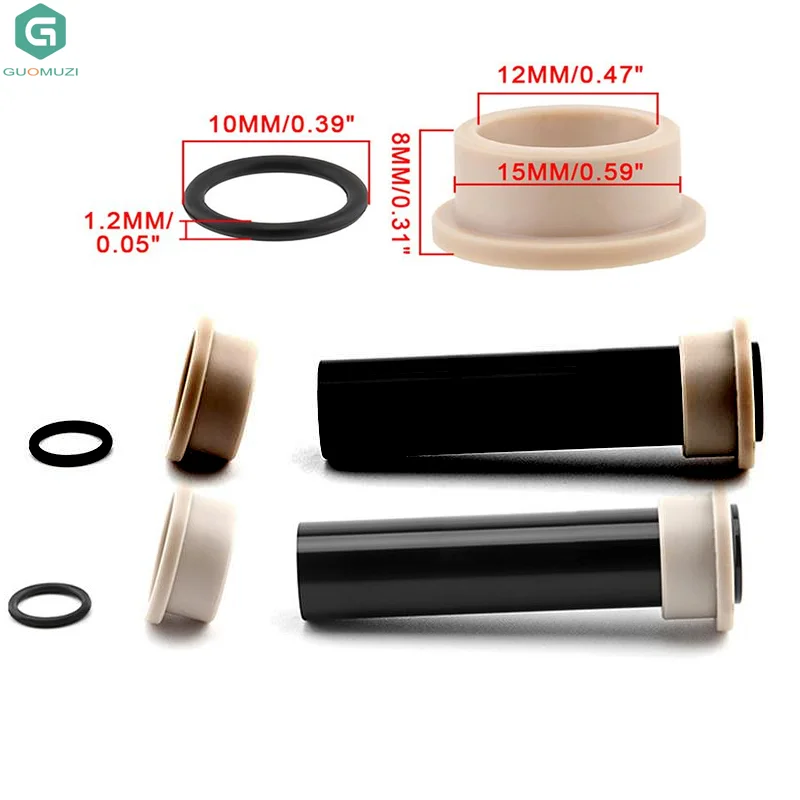 1 Pair Rear Shock DU Bushing, Wear-resistant Self-lubricating Shock Absorber Bushing, High Elasticity & Durable