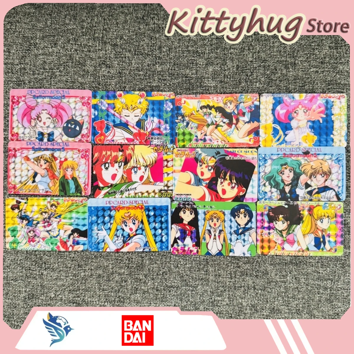 Tarjeta Coleccionable de Sailor Moon, Tarjeta Tr de Sailor Mercury, Sailor Mars, Sailor Venus, Regalo para Niñas, Regalo de Cumpleaños