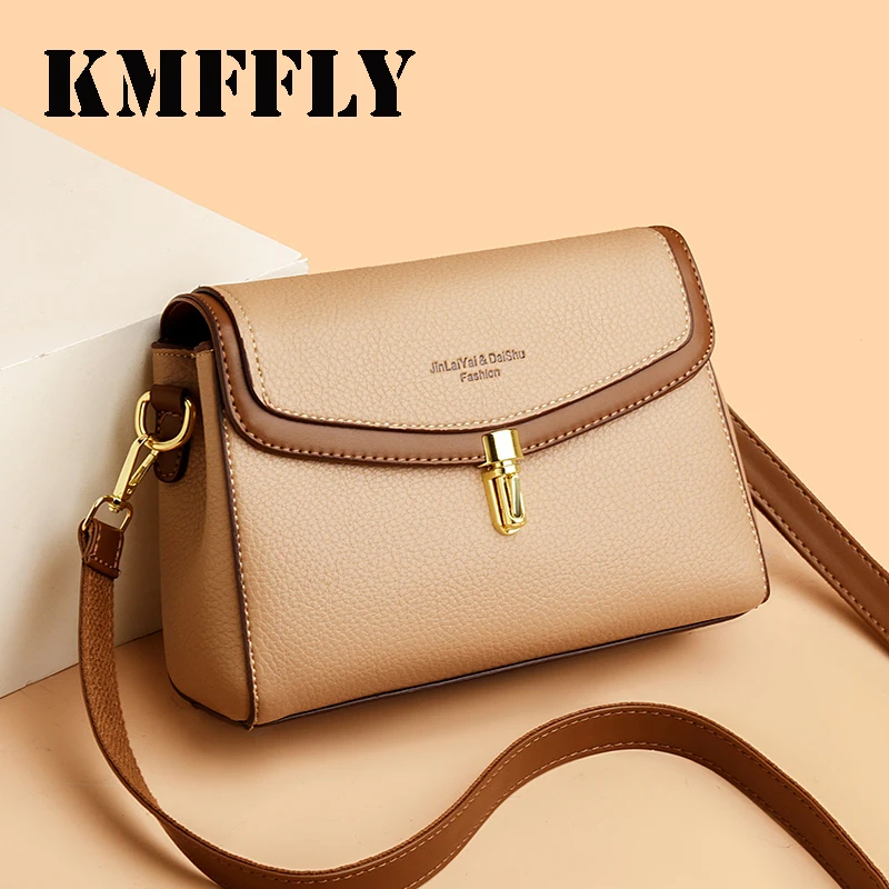2026 Strap Shoulder Bag for Women Mother Purse High Quality PU Leather Luxury Designer Ladies Crossbody Bag Casual Tote Sac