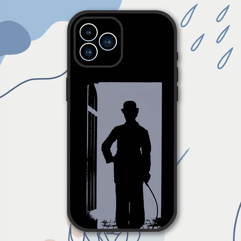 British comedian C-Charlie Chaplin Phone Case For iPhone 13 12 11 14 15 Pro Max X XR XSMax 7 8 Plus Soft Back case