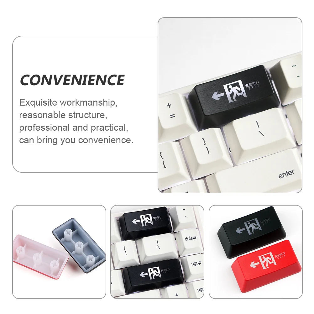 

Illuminated Keyboard Cap Mechanical Kecaps Shine Through Keycap Black Accessories Keycaps