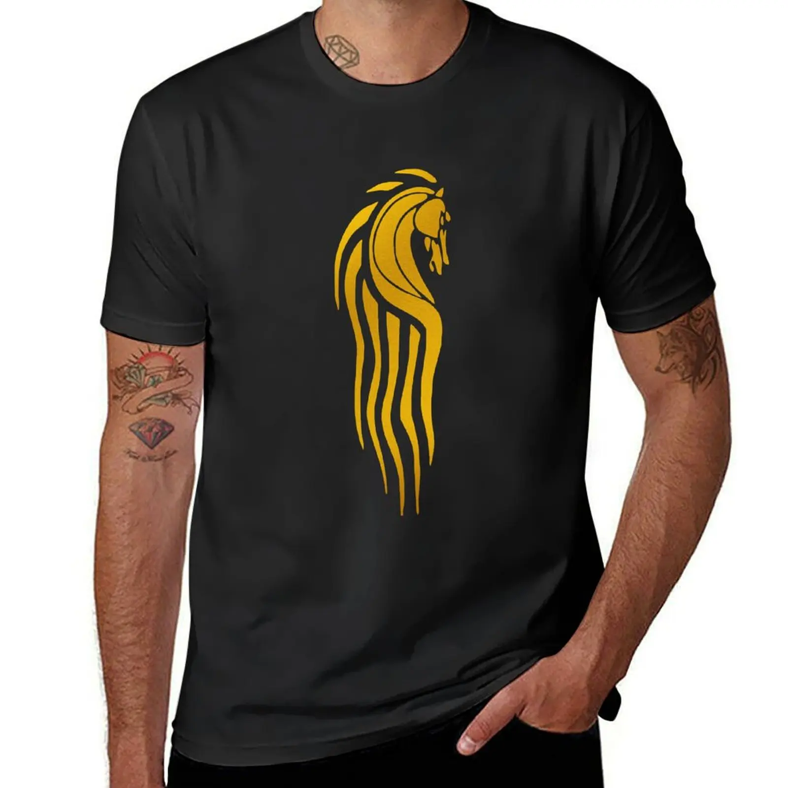 

Horse T-Shirt oversize t-shirts man Blouse topping clothes mens t shirt graphic