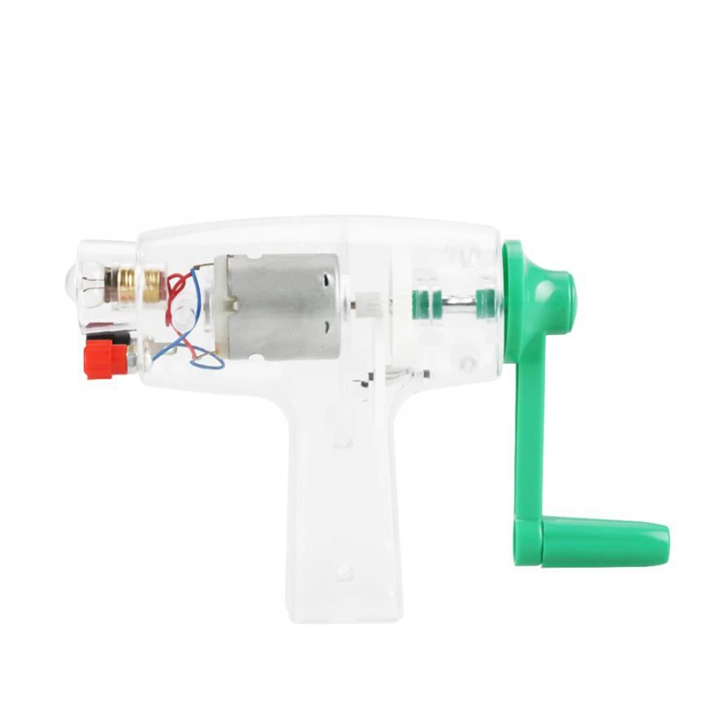 Hot Kids Hand Crank Generator 6.3V 0.2A Electricity Generator Emergency Power Supply Mechanical Dynamo for Kids Science