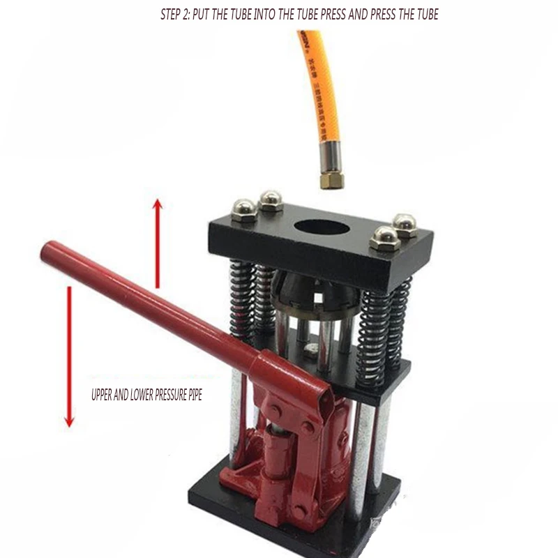 Imagem -02 - Manual Tubulação Hidráulica Máquina de Crimpagem Tubo de Pressão Crimpagem Dispositivo Pulverizador Agrícola Mangueira de Alta Pressão Ferramenta Hidráulica