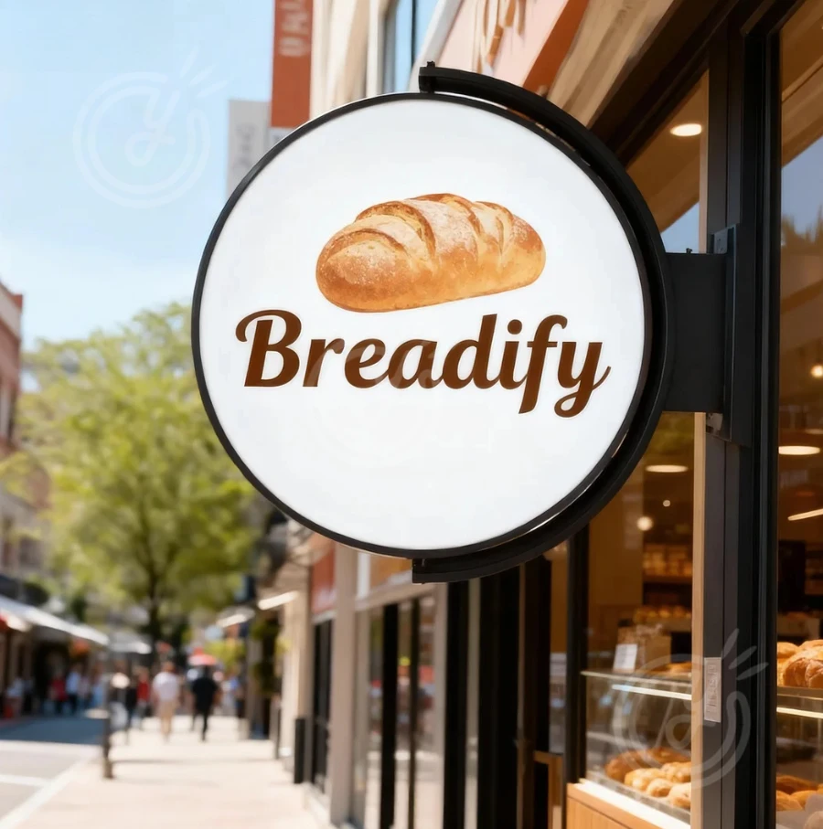 Custom Acrylic Sign Box 360 Light Double Sided Round Outdoor Waterproof Hanging Rotating Automatic LED Fully Advertising Gadget