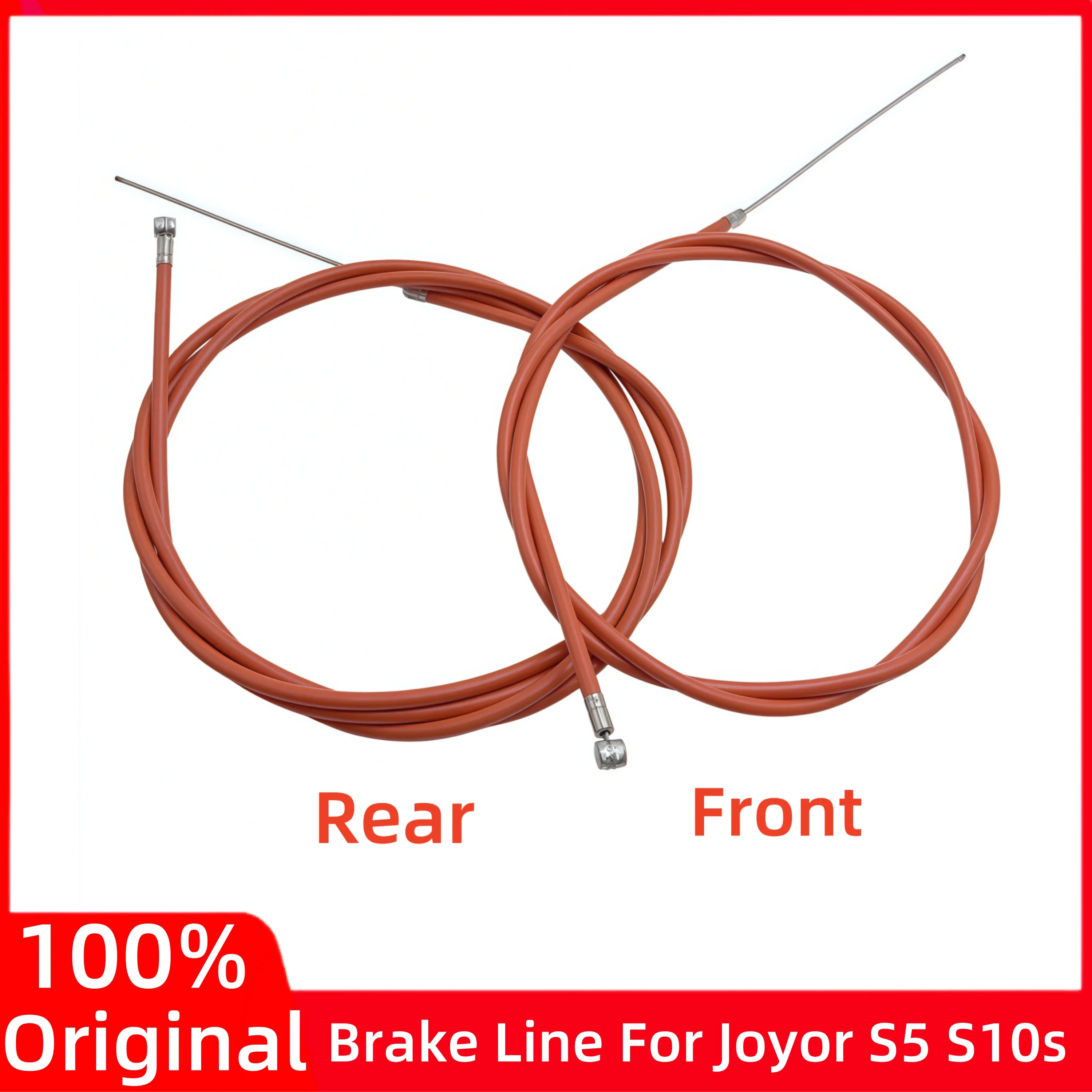 Image of Original Bremsleitung für Joyor S5 S5-Z S8E S8-Z S10S S10Z Elektroroller Vorder- und Hinterradbremskabel Drahtbremskabel Zubehör