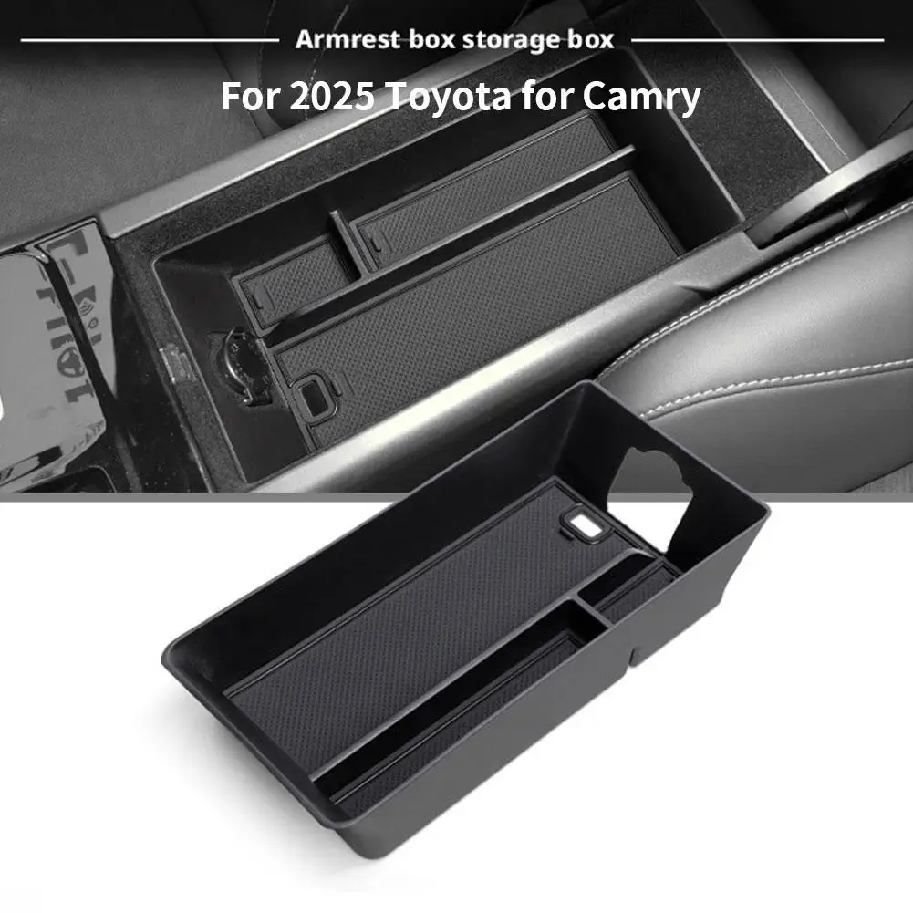 Para toyota camry 9th 2025 2026 caixa de armazenamento apoio braço do carro console central organizador bandeja acessórios interiores do carro