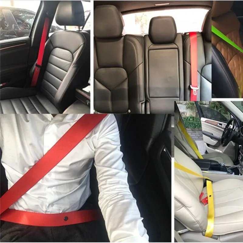 Auto Car Seat Belt Seatbelt Webbing Lap Retractable Safety Strap Universal 3.6M 48MM Car Seat Conversion Car Accessories