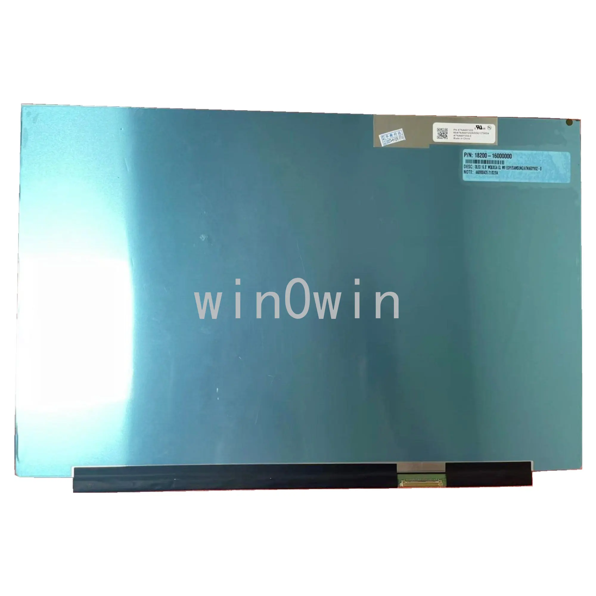 

ATNA60YV02-0 ATNA60YV02 16.0 Inch No Touch OLED 16:10 WQUXGA Display Panel Replacement P/N:18200-16000000