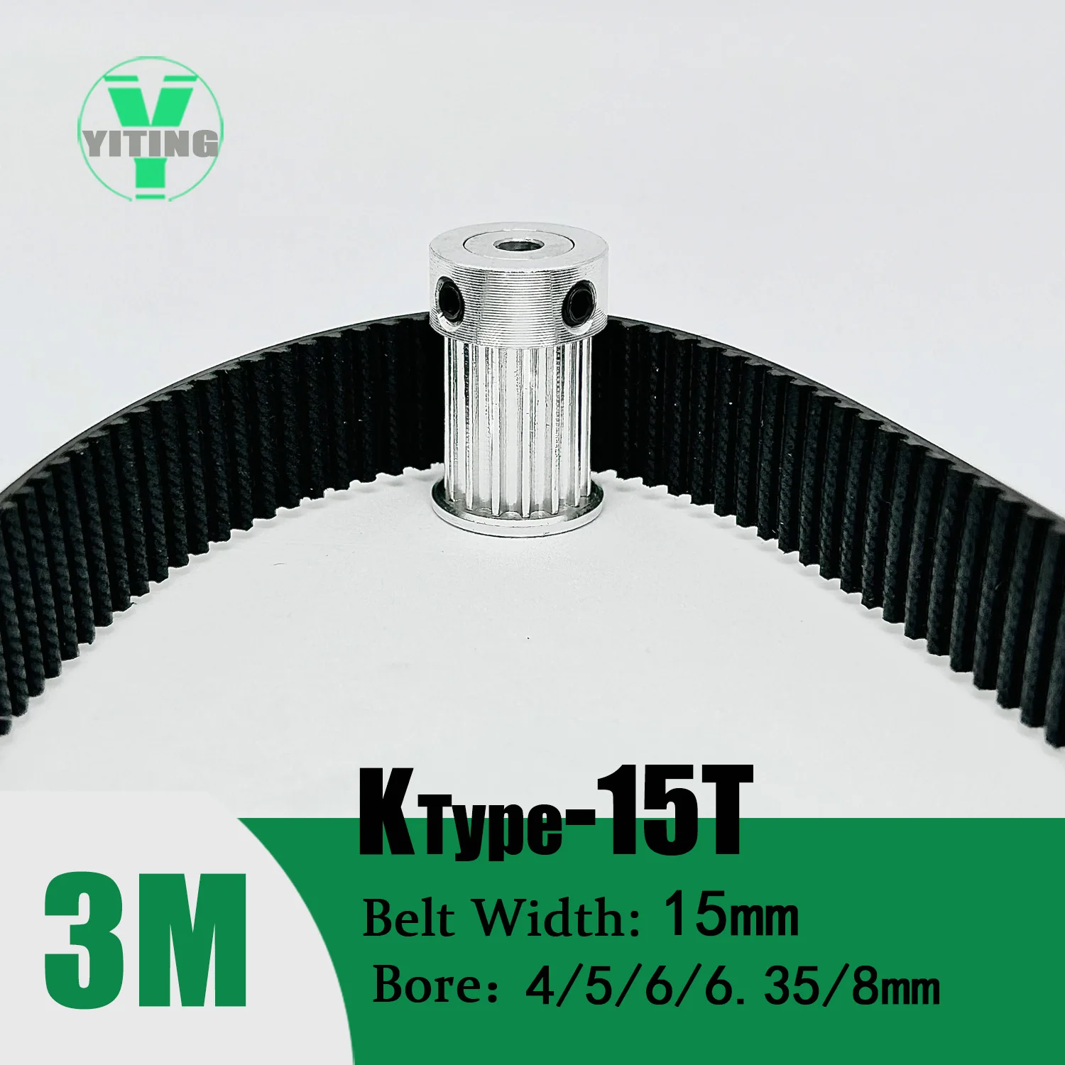 Imagem -03 - Wheel Kit Sincronismo Polia Belt Grupo Belt Grupo Largura 15 mm Diâmetro 415 mm Redução 10: 115 t 150 Dentes 3m Htd3m-synchronous