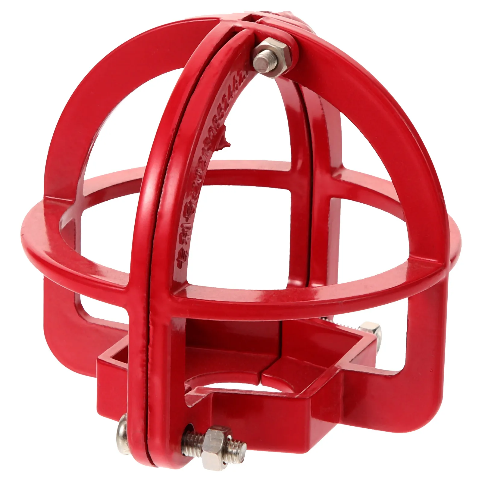 

Sprinkler Cover Red Protection Cage for Smoke Sensor Easy Installation Suitable Various Settings