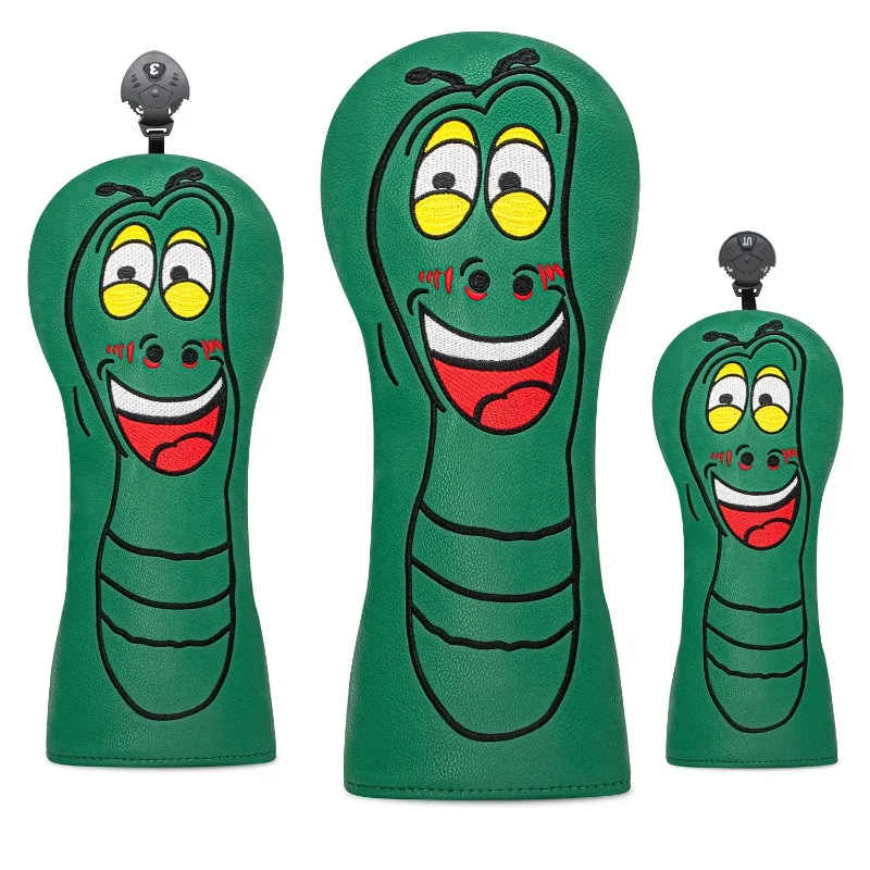 

Защитный чехол для гольф-клуба в стиле гусеницы (1 комплект из 3 предметов, первая деревянная клюшка/курс для гольфа, деревянная клюшка/смешанная клюшка)