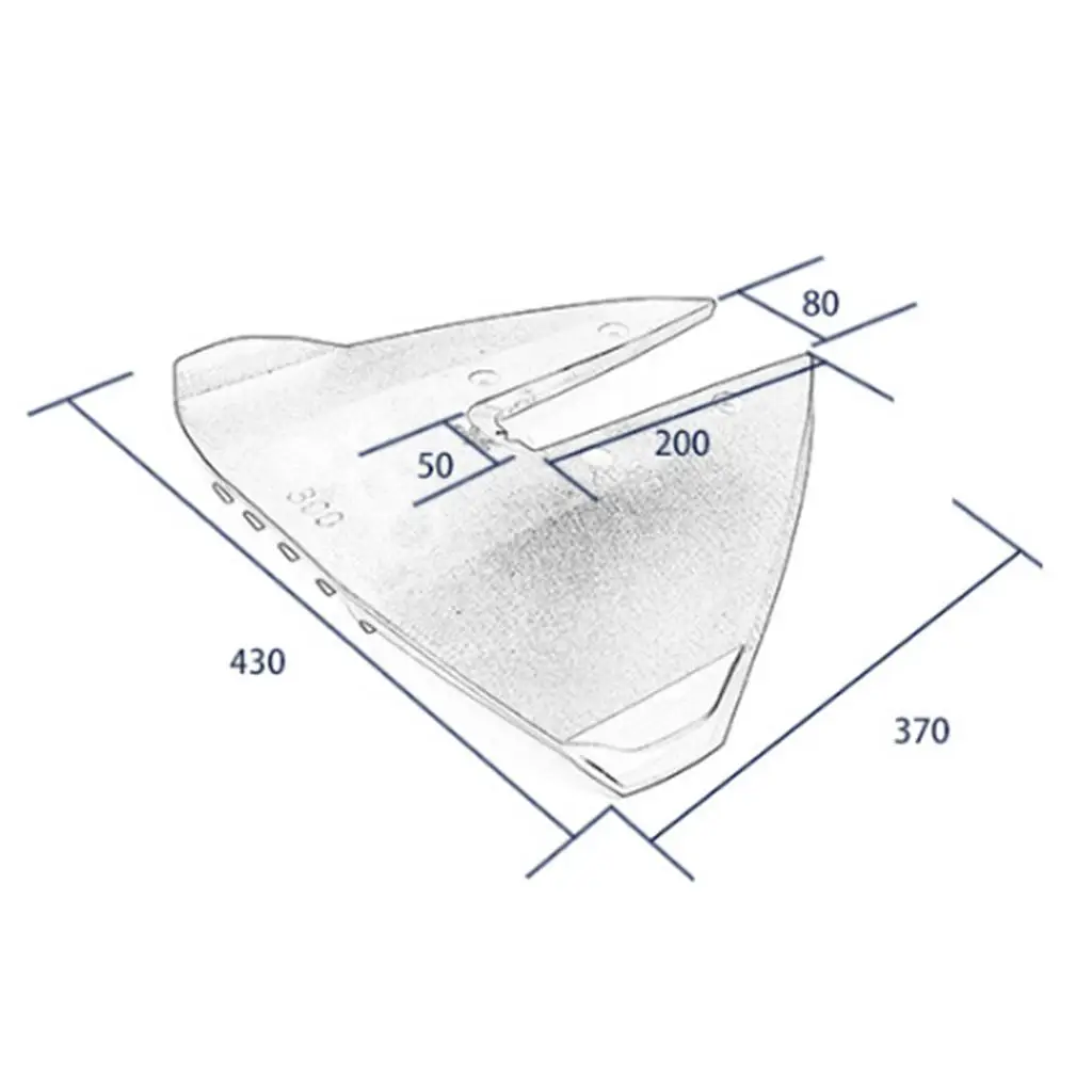

Hydrofoil Stabilizer ABS Plastic Outboard Engine Accessory Quick Control for 40 to 350 HP Engines