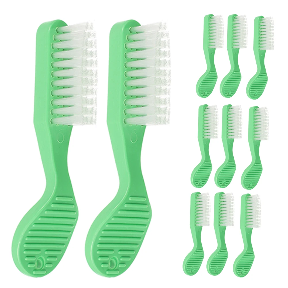 20 قطعة فرشاة أسنان كبيرة الرأس للاستخدام المؤسسي شعيرات متوسطة مقبض ناعم فرشاة أسنان قصيرة لمراكز الاحتجاز في السجن #1