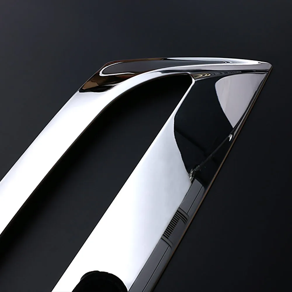 Car Rear Reflector Garnish Trim for TOYOTA YARIS KSP210 MXPA1 MXPH1 2019 Chrome Stainless Steel Exterior Car Styling Accessories