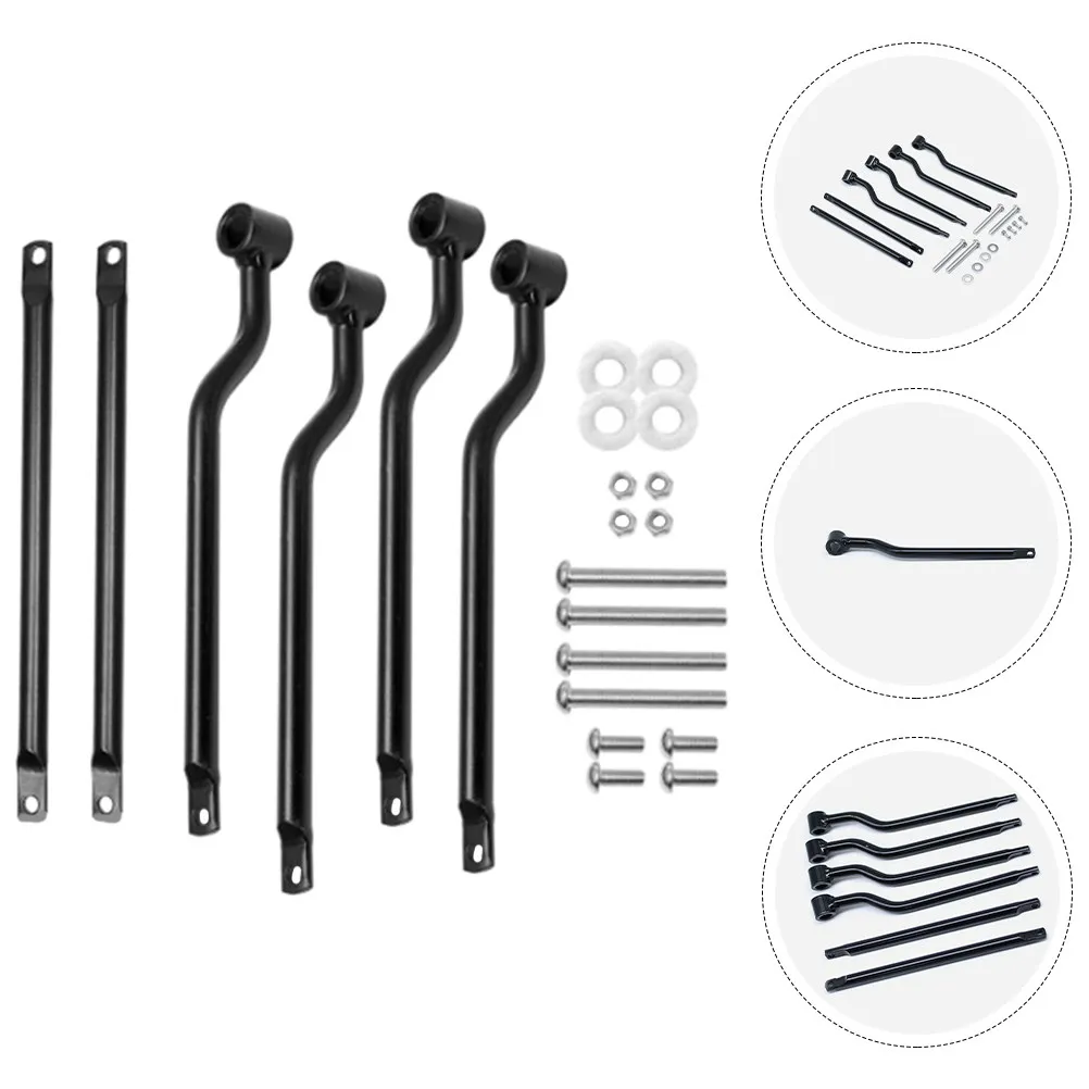 

1Set Motorcycle Side Bag Support Rack Iron Saddlebag Bracket Universal Mounting Support Rod Accessory for Storage