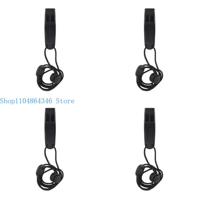 5ASD محمولة 120DB بصوت عالٍ إشارة سلامة الانفجار صافرة صافرة الطوارئ مع حزام عنق قابل للتعديل للتجديف بالكاياك #1