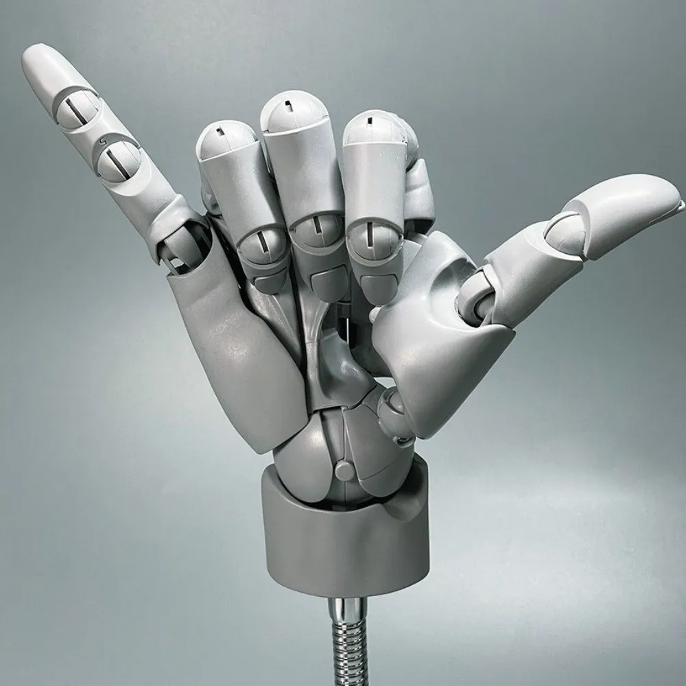 Left/Right Articulated Hand Model Adjustable Flexible Hand Finger Joint Figurine Poseable Hand Finger Joint Figurine