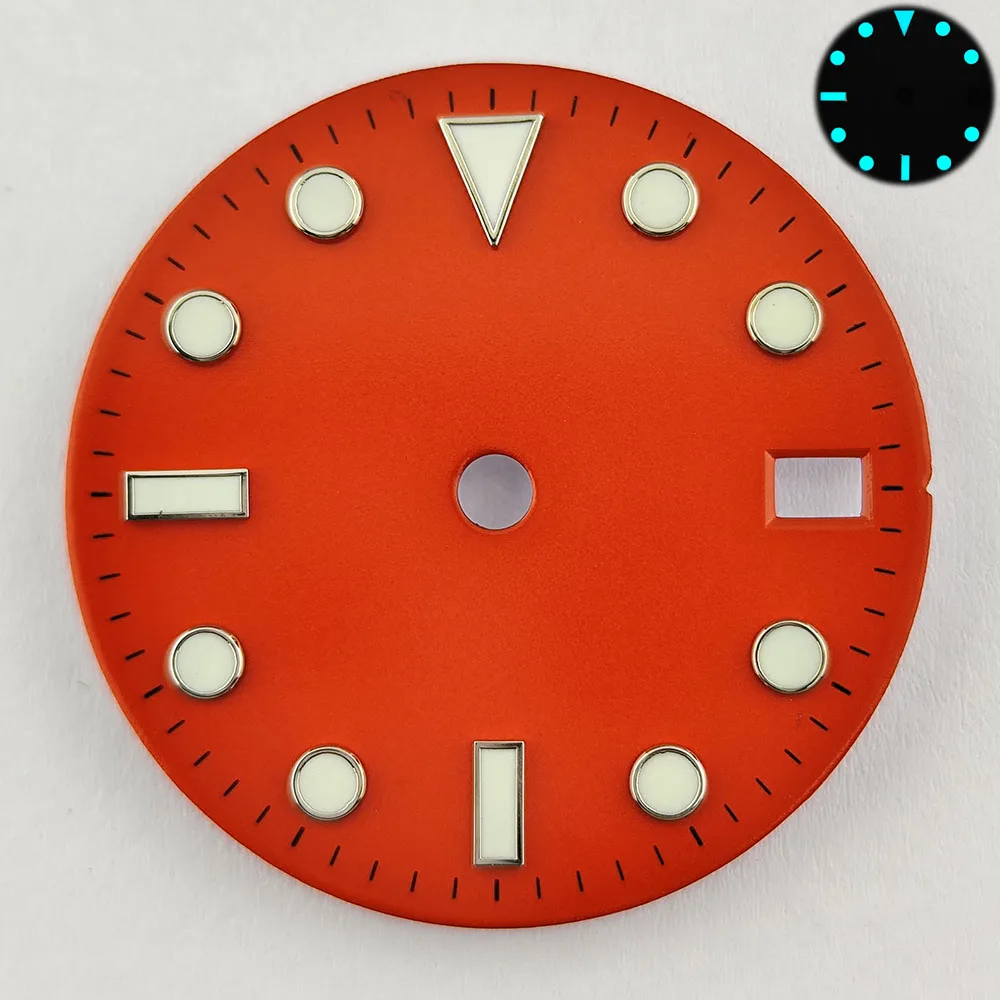 Циферблат NH35 Циферблат SUB подходит для механизма NH35 Зеленый люминесцентный циферблат-указатель