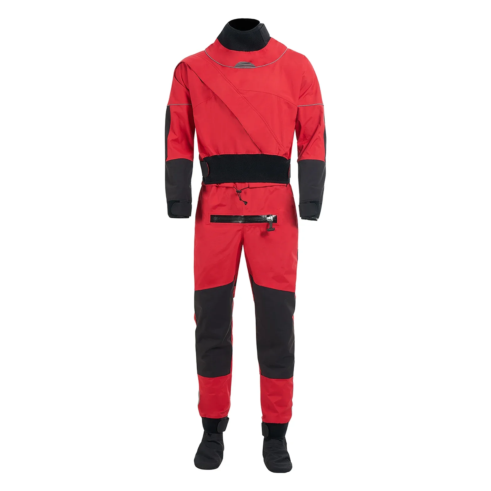 

Men's Drysuit for Kayaking Latex Cuff and Splash Collar Flatwater Ocean River Paddling Canoeing Stand-Up DM-2