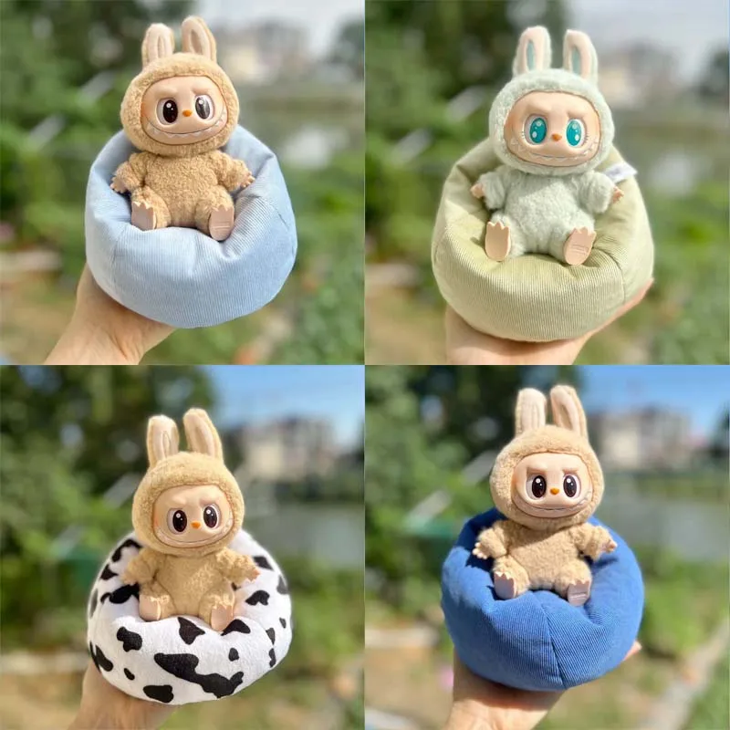 

Labbubu 17 см LABUBU куклы спальная кровать LABUBU куклы ленивый диван кукла подушка диван комплект из двух предметов детские игрушки «сделай сам» аксессуары для кукол