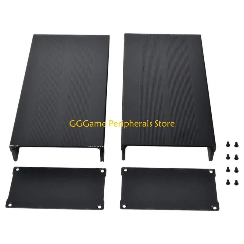 u55b-caixa-eletronica-diy-55-x-106-x-200-mm-caixa-aluminio-com-corpo-dividido-placas-extremidade-plana-e-parafusos-para