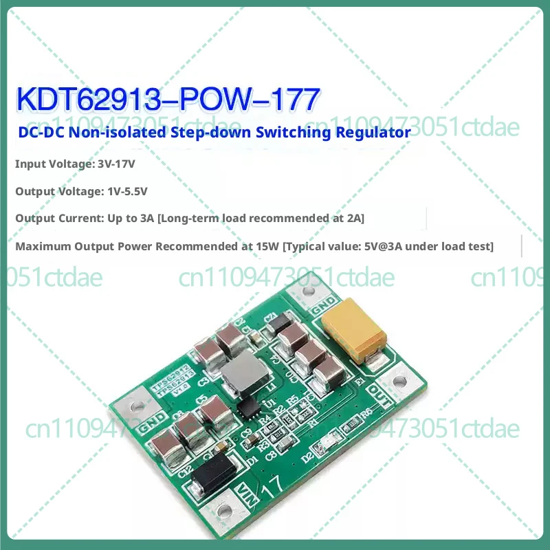 For TPS62913 DC-DC Buck Power Module High Efficiency Compact Size 15W Peak Switch Power Supply