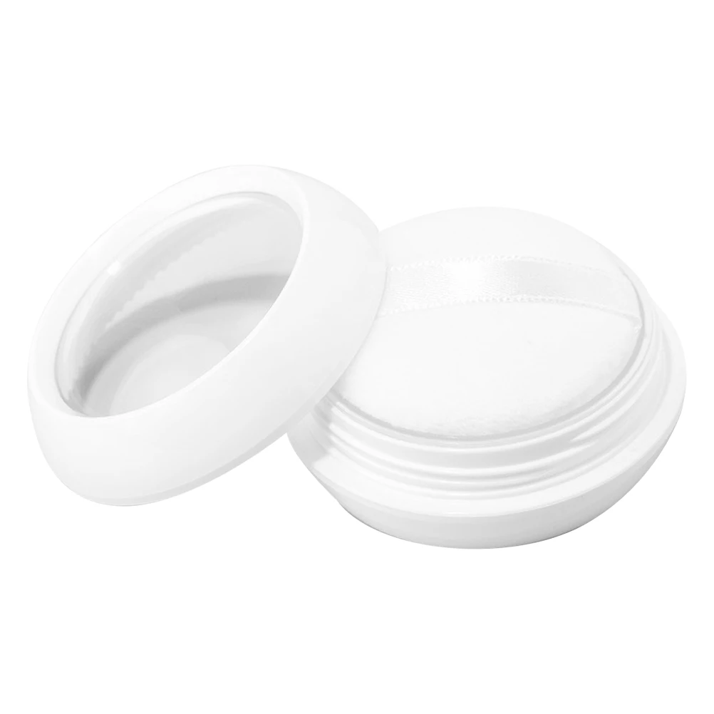 

1 set Powder Packing Box ABS Material Loose Powder Case Portable Storage Container Makeup Subpackaging Boxes Travel Eco Friendly