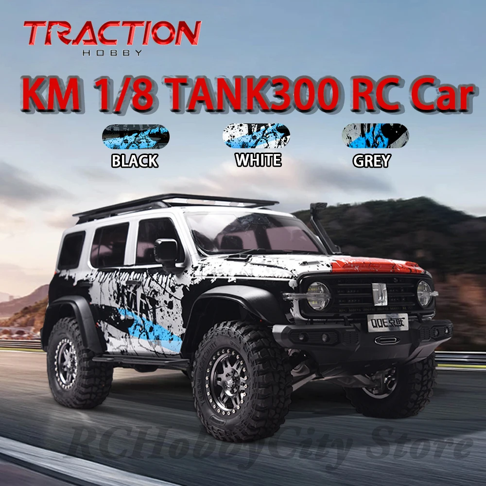 

TRACTION HOBBY KM 1/8 TANK300 3rd Anniversary Edition 2,4 ГГц RTR 1/8 RC Электрический пульт дистанционного управления Модель автомобиля Внедорожный гусеничный автомобиль