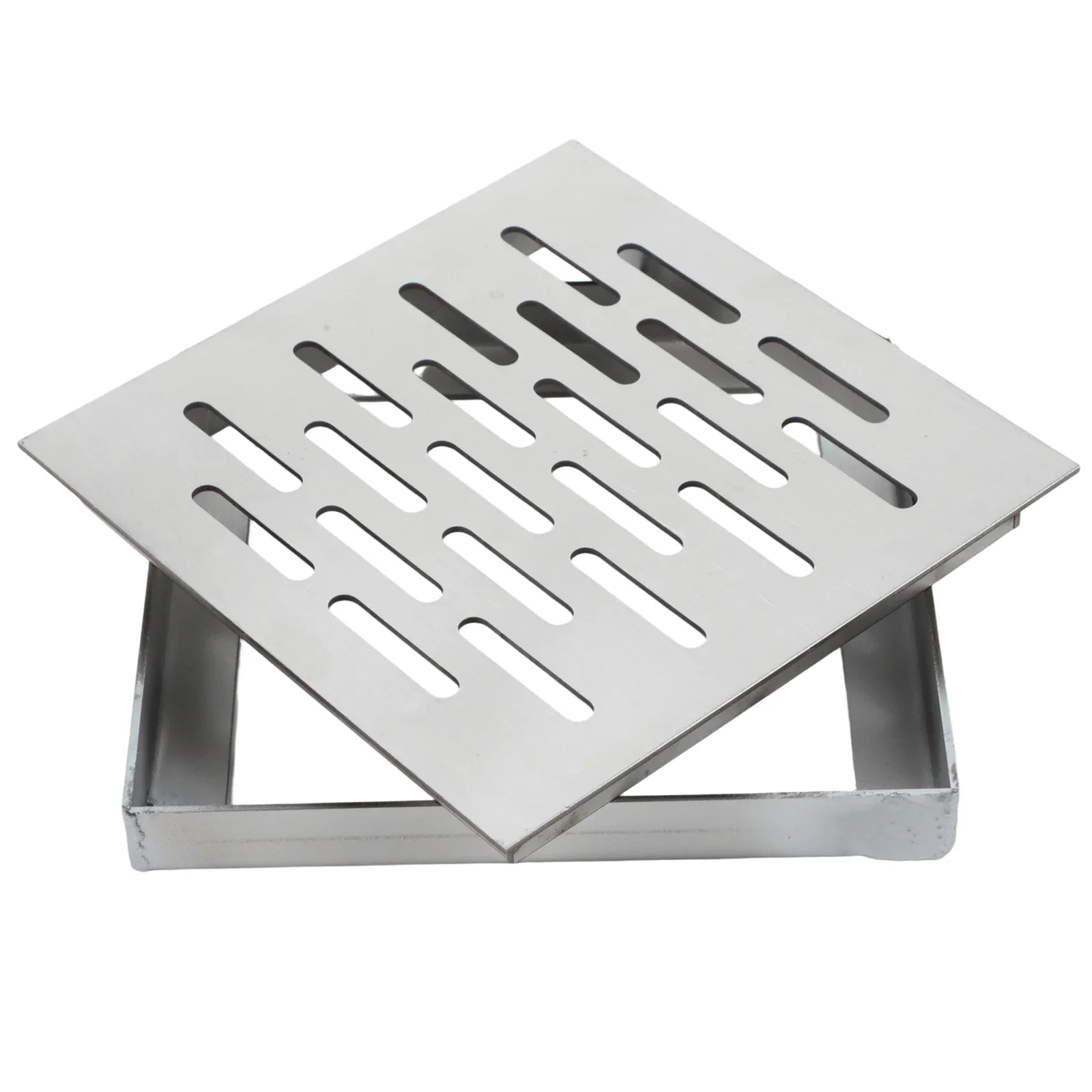 

250*250*20mm Stainless Steel Drain Cover Elegant Outdoor Drain Solution Fast Drain Design Aesthetic Brushed Finish