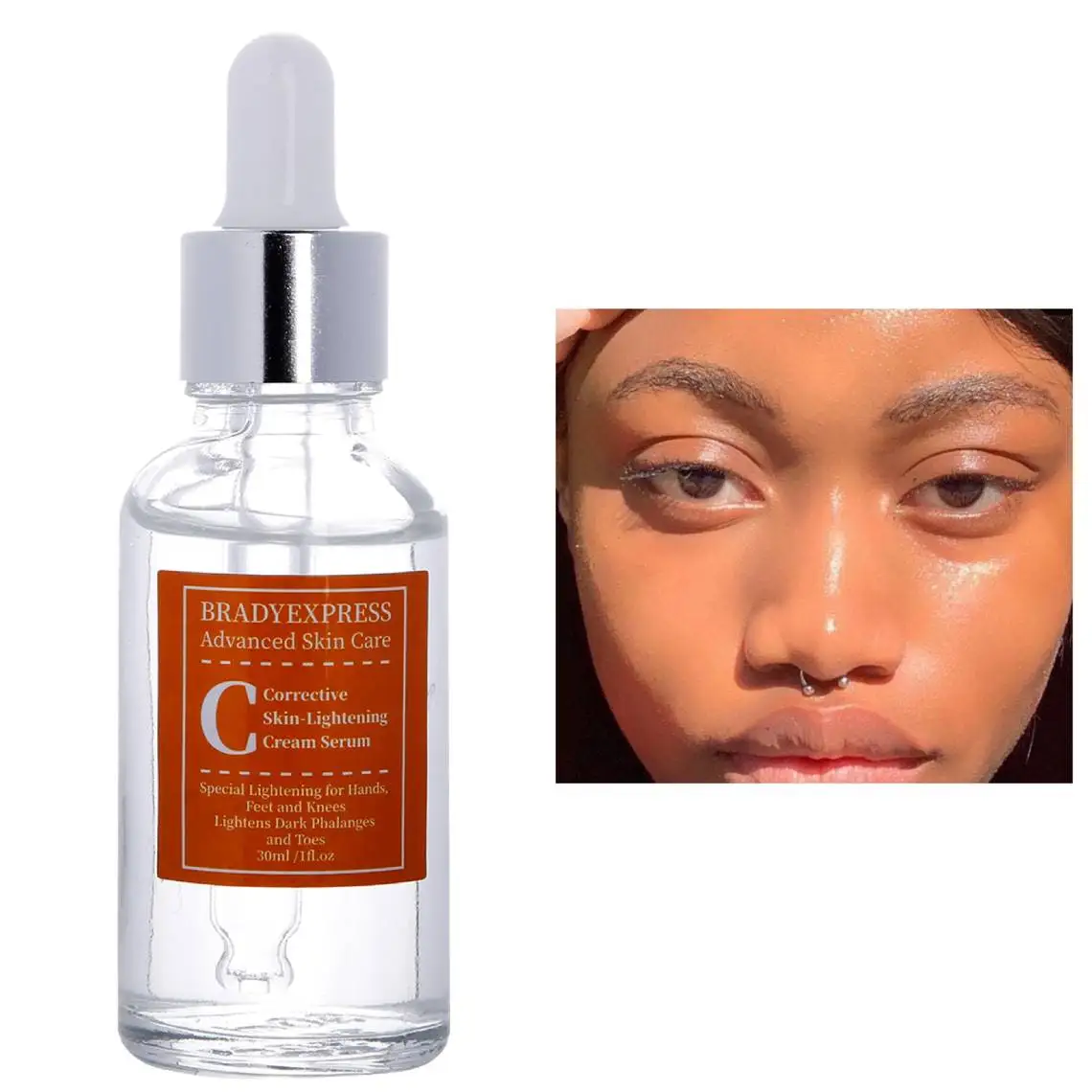 Original Glow Vitamin C Serum for Face Brightening | Revitalizing Facial Serum with Vitamin E, 1Oz