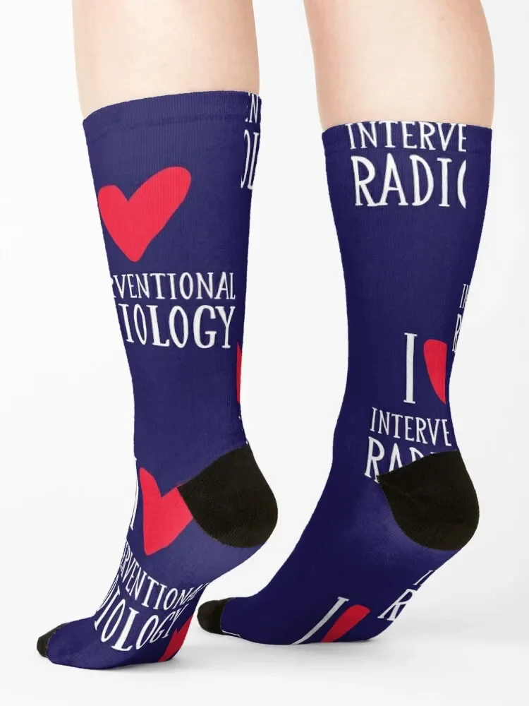 I Love Interventional Radiology, Interventional Radiology Gift Socks Children\'s short Man Socks Women\'s