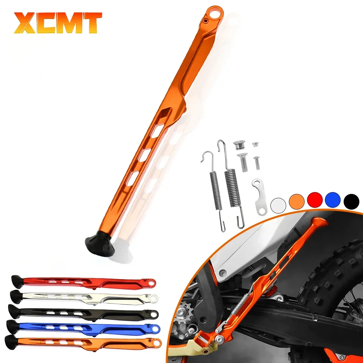 Motocross Kickstand Side Stand Kickstand Spring For KTM EXC EXCF XCW XCF-W XC XCF 125 150-450 2023-2024 Vehicle Accessories