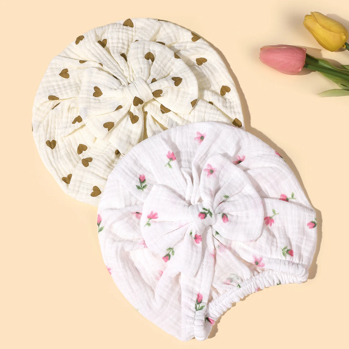 

New Baby Summer Hat Summer Floral Print Baby Girls Bow Hat Sun hat Outdoor Bowknot Cotton Infant Todder Fisherman Cap