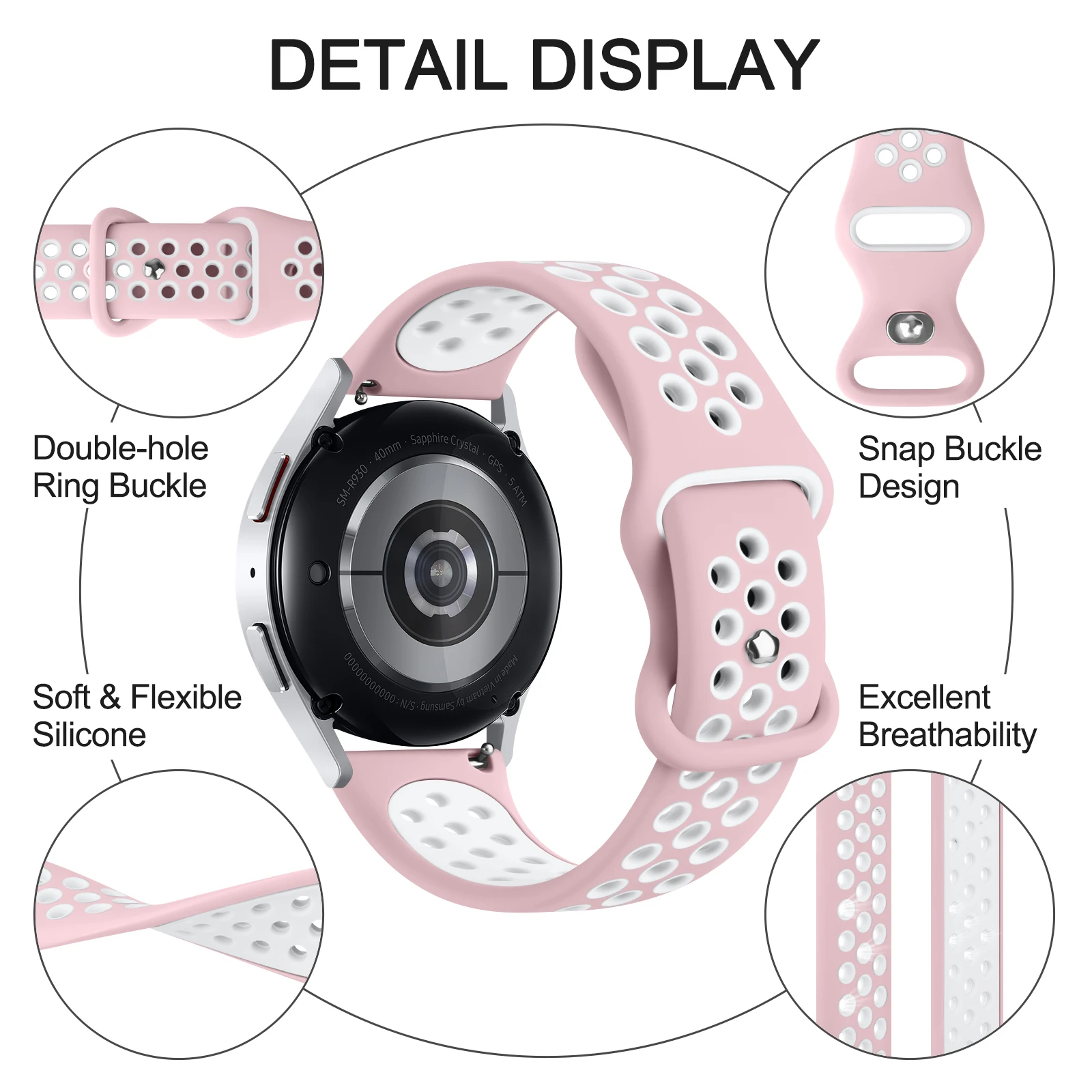 20mm Silicone Strap For Garmin Vivoactive 3 /Vivoactive 3 music Watchband For Garmin Forerunner 645 245 245M Bracelet Correa