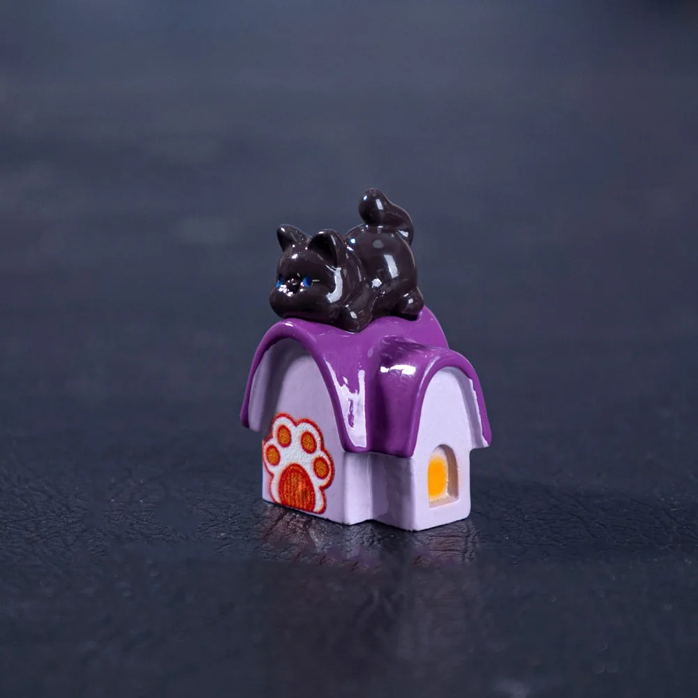 

Multicolor Halloween Miniature Figurine Resin Micro Landscape Cartoon Scary Rabbit Statue Pumpkin Fairy Garden DIY Accessories