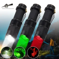 Vastfire Mini SK68 Zoomable 1200LM XPE LED Wasserdichte Taschenlampe Lampe AA/14500 Powered Clip Stift Licht Lampe 3 modi Laterne