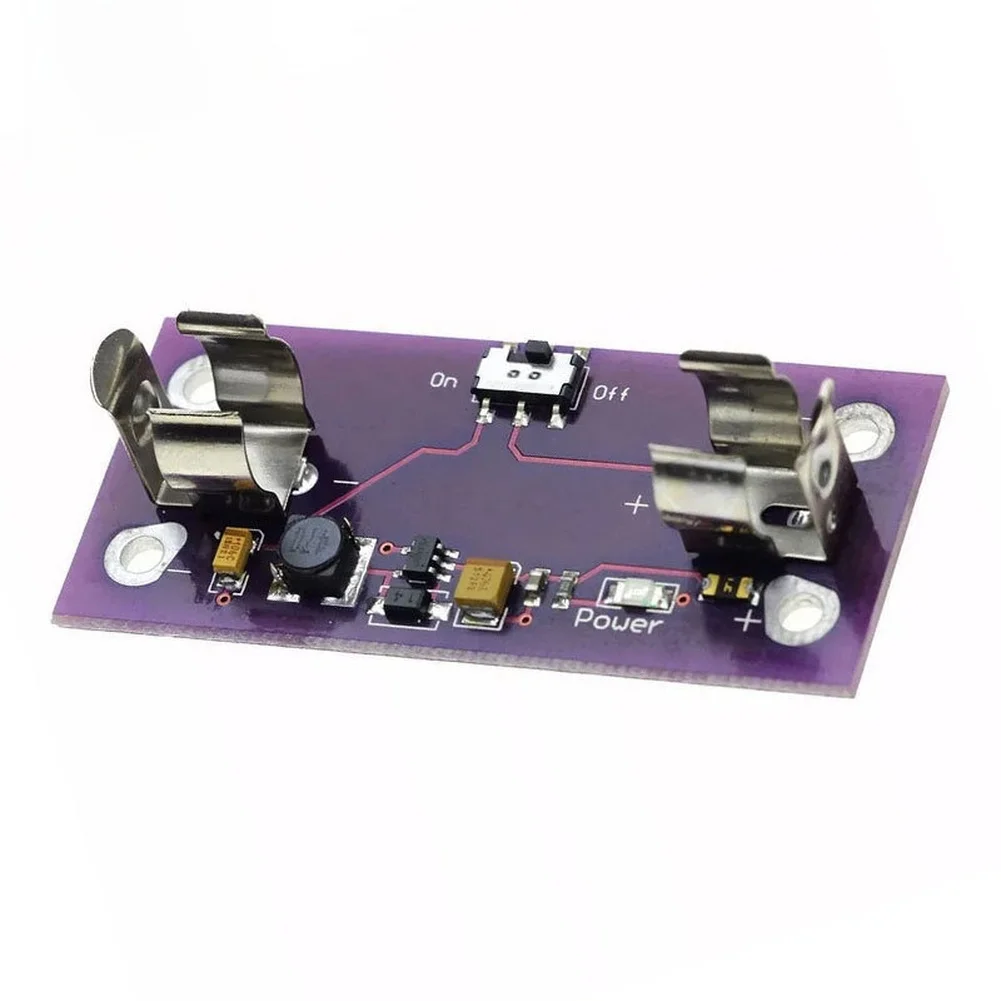 E-textile Projects Purple LilyPad Power Supply Power Supply For LilyPad Circuits Battery Power Supply 5V Output