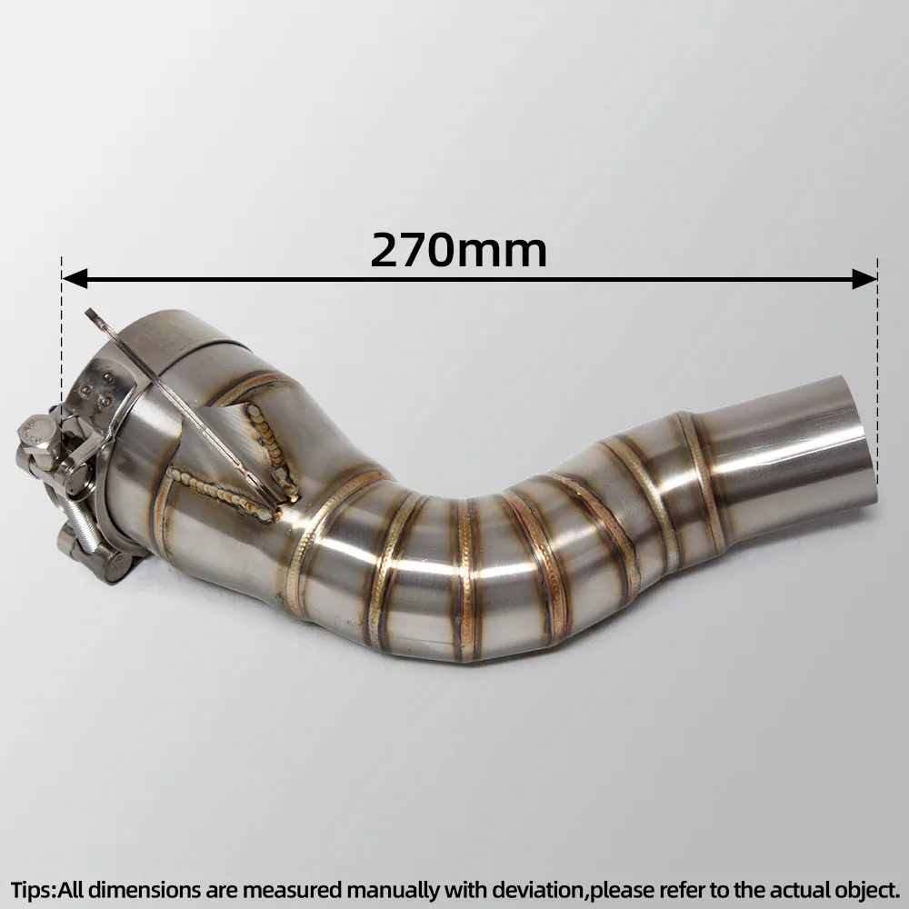 

For Husqvarna VITPILEN SVARTPILEN 125 250 401 2020-2022 Motorcycle Exhaust Middle Link Adapter Pipe Connect OEM Muffler