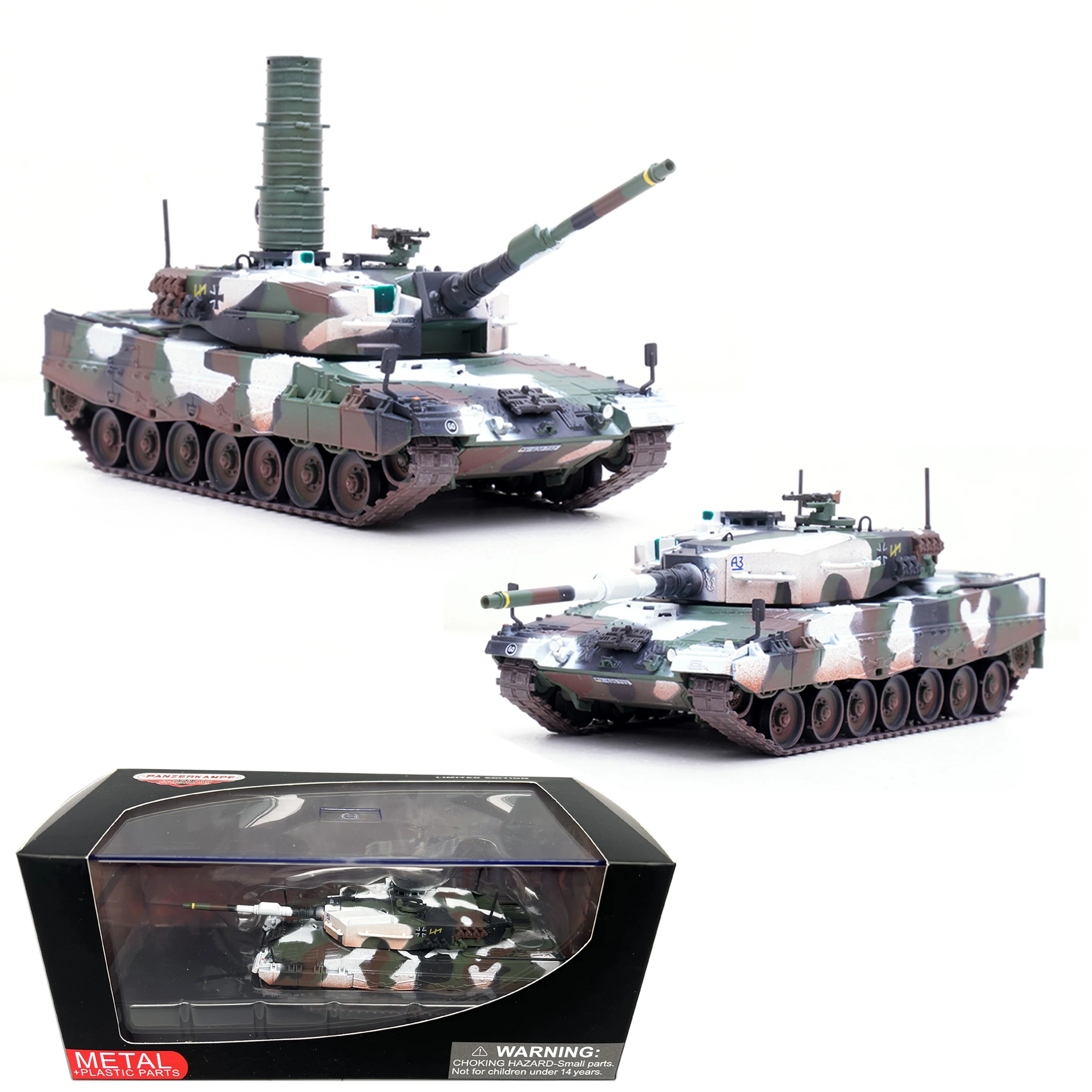 

1: 72 PAN12226PB German Leopard 2A4 main battle tank model winter paint Finished product model