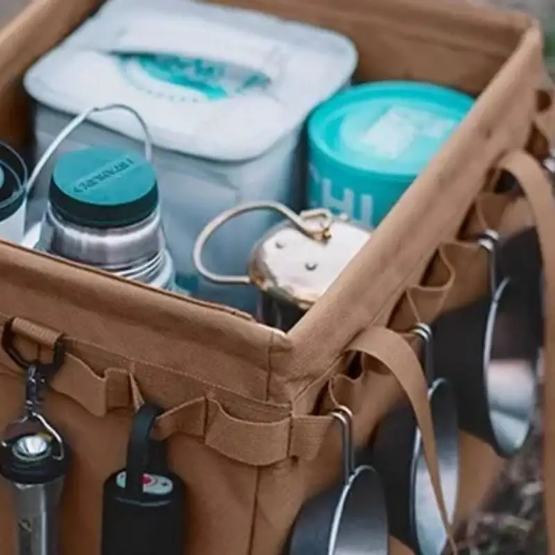 

Открытый складной ящик для хранения, сумка для инструментов для кемпинга, сумка для домашних покупок, сумка для дров