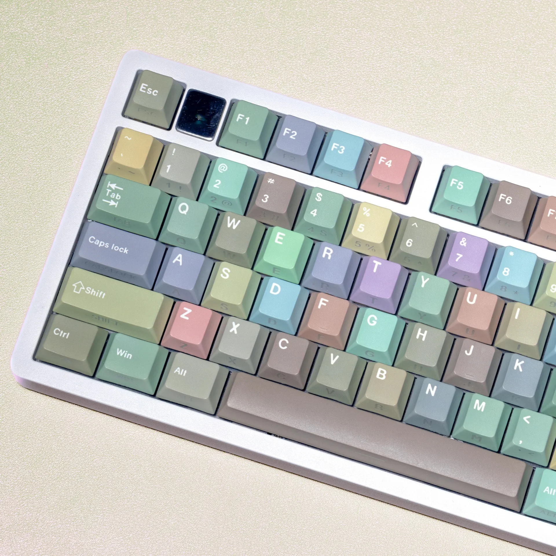 Keycap PBT Original Sublimation Suitable for Mechanical Keyboard Hi98 Rain 75 English Japanese Korean