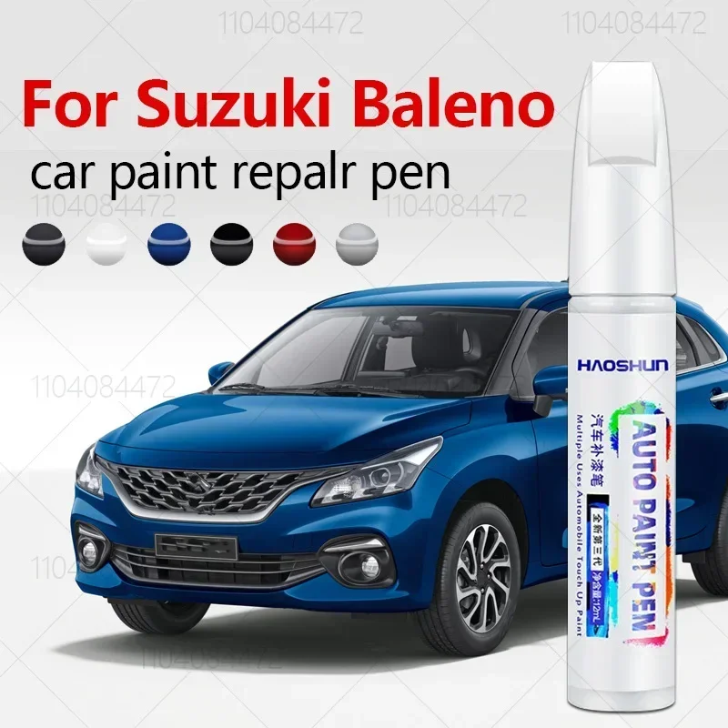 For Suzuki Baleno 1995-2025 EG/EH/EK WB Paint Repair Pen Touch Up Scratch Remover DIY Auto Accessories Black White Silver Beige