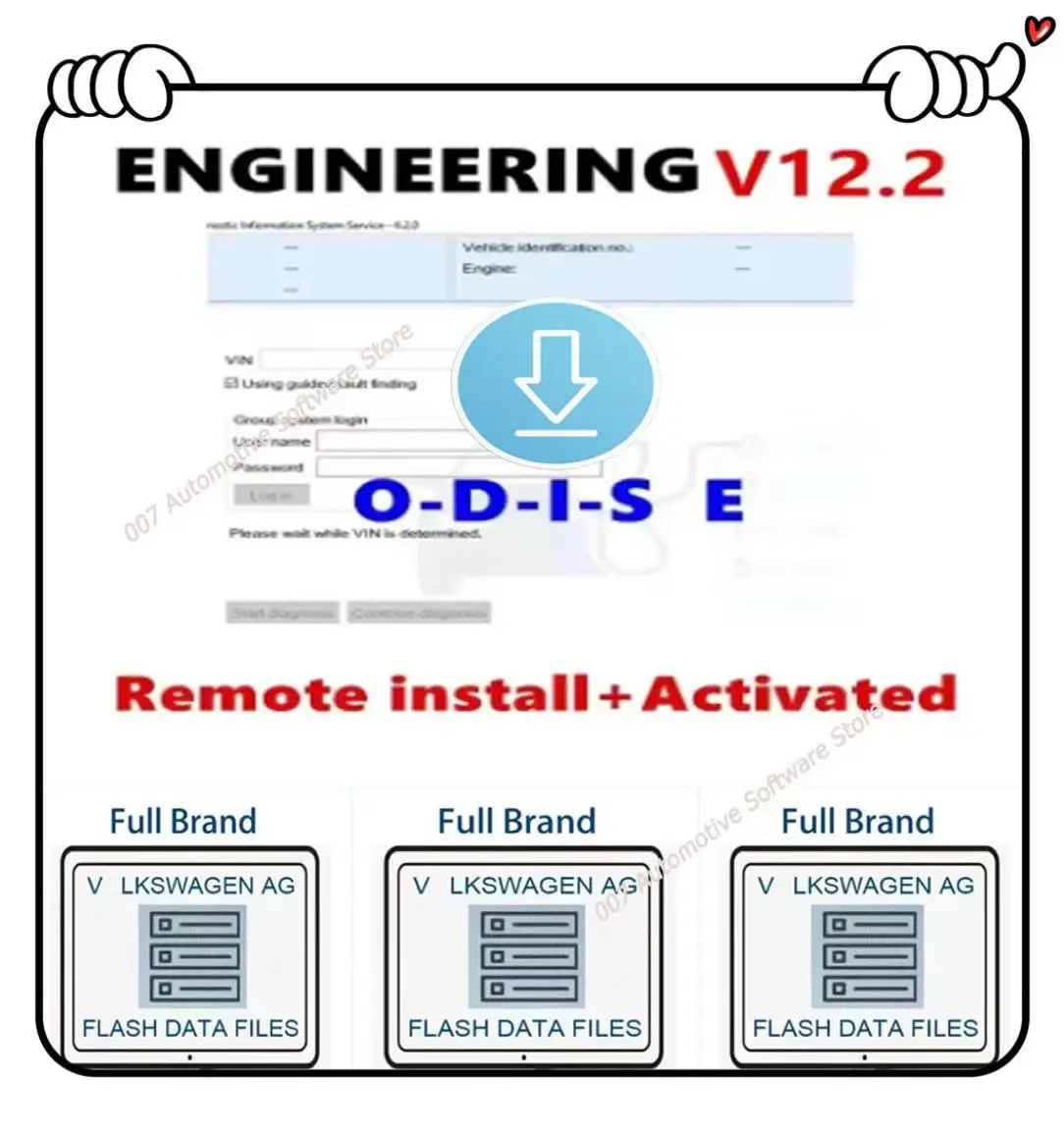 

2025 Odis Engineering ECU Firmware Flash Data Files V.W A.U.D.I for S.E.A.T S.K.O.D.A + Odis-E V12.2.0 Software